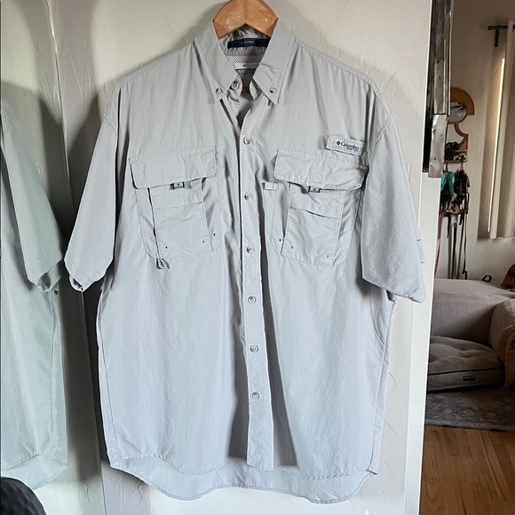 Columbia Other - Columbia Men's Light Gray Button Down Shirt